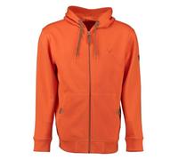 TOM COLLINS Herren Sweatjacke Zip-Jacke Pullover mit Kapuze und Kängurutaschen Zawul, Größe:XL, Farbe:orange