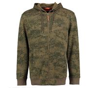 Tom Collins Hooded Sweatjacke Huntsman (Sale) oliv, Größe M, Herren, mit Kapuze, Baumwolle