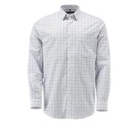 TOM COLLINS Langarm Hemd mit Button-Down-Kragen Keged, Größe:47/48, Farbe:Mittelblau