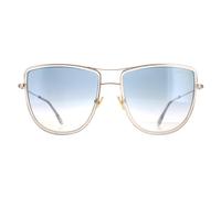 Tom Ford Aviator Damen glänzend Rose Gold Rauch Gradient Tina FT0759 Einheitsgröße