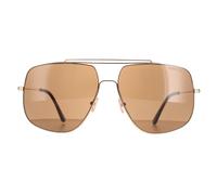 Tom Ford Aviator Mens glänzend Rose Gold Roviex FT0927 Liam Sonnenbrille Einheitsgröße
