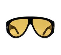 Tom Ford Mann Sunglass FT1044 - Rahmenfarbe: Glänzendes Schwarz, Linsenfarbe: Braun