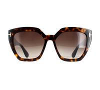 Tom Ford Cat Eye Womens Dark Havana Gradient Roviex Brown FT0939 Phoebe Sunglasses Einheitsgröße