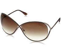 Tom Ford Damen FT0130 36F 68 Sonnenbrille, Gold (Bronzo Scuro Luc/Marrone Grad)