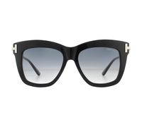 Tom Ford Sonnenbrille Dasha FT0822 01B Glänzend Schwarz Rauch Gradient Einheitsgröße