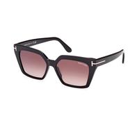 Tom Ford Sonnenbrillen WINONA FT 1030 Shiny Black/Light Violet Shaded 53/15/140 Damen