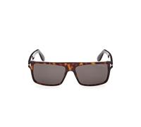Tom Ford FT0999 52A Kunststoff Rechteckig Havana/Havana Sonnenbrille, Sunglasses