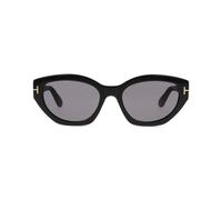 Tom Ford FT1086 01A Kunststoff Schmetterling / Cat-Eye Schwarz/Schwarz Sonnenbrille, Sunglasses