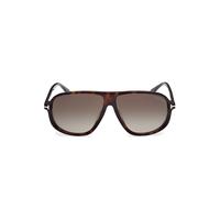 Tom Ford FT1208 52K Kunststoff Pilot Havana/Havana Sonnenbrille, Sunglasses