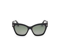 Tom Ford FT1217 01R polarisiert Kunststoff Schmetterling / Cat-Eye Schwarz/Schwarz Sonnenbrille, Sunglasses
