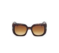 Tom Ford FT1220 52F Kunststoff Panto Havana/Havana Sonnenbrille, Sunglasses