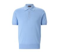 Tom Ford - Poloshirt aus Baumwollstrick - Größe 56 - blau