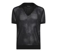 Tom Ford - Poloshirt mit Seide - Größe 50 - schwarz