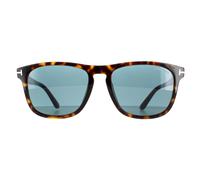 Tom Ford Quadratische Herren Sonnenbrille Dunkles Havanna Blau FT0930 Gerard Einheitsgröße