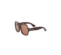 Tom Ford Damen Sonnenbrille - Saffron - FT1221 - 52E - 60mm - Braun, Havana, Quadratisch