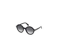 Tom Ford Unisex-Erwachsene FT0602 001 52 Sonnenbrille, Schwarz (Nero Lucido/Fumo)