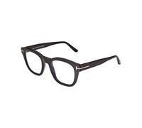 Tom Ford Unisex FT5542-B Lunettes de Soleil, Shiny Black, 50