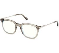 TOM FORD Unisex FT5904-B Lunettes de Soleil, Shiny Dark Green, 50