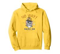 Tom & Jerry Hang On Golf Pullover Hoodie, Unisex für Erwachsene, Gelb, XL