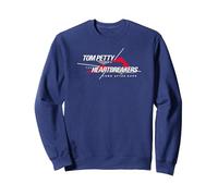 Tom Petty Long After Dark Logo weiße Buchstaben Sweatshirt, Unisex für Erwachsene, Marineblau, XL