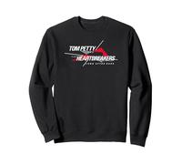 Tom Petty Long After Dark Logo weiße Buchstaben Sweatshirt, Unisex für Erwachsene, Schwarz, S