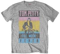 Tom Petty & The Heartbreakers 'Full Moon Fever' (Grey) T-Shirt (xx-Large)