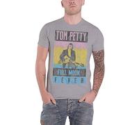 Tom Petty & The Heartbreakers T Shirt Full Moon Fever offiziell Herren Grau S