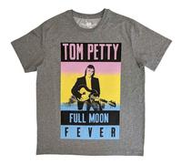 Tom Petty & the Heartbreakers - T-Shirt # M Grey Unisex # Full Moon Fever