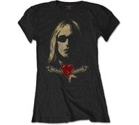 Tom Petty & The Heartbreakers T Shirt Shades & Logo offiziell Damen Skinny Fit XL