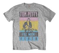 Tom Petty & the Heartbreakers - T-Shirt # Xl Grey Unisex # Full Moon Fever