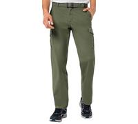 Tom Ramsey Herren Cargohose mit Gürtel, Bequeme Outdoorhose für den Mann, Lange Freizeithose mit geradem Bein & 6 Taschen, atmungsaktiv & hautfreundlich, Olivgrün, Gr. 56