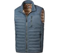 Tom Ramsey Herren Steppweste leicht, wattierte Outdoor-Weste mit 5 Taschen, ärmelloses Gilet für Herbst & Übergangszeit, leichte Freizeitweste, Mittelblau, Gr. 48