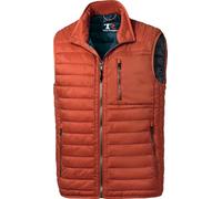 Tom Ramsey Herren Steppweste leicht, wattierte Outdoor-Weste mit 5 Taschen, ärmelloses Gilet für Herbst & Übergangszeit, leichte Freizeitweste, Terrakotta, Gr. 56