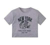 Tom Tailor 1030739 Cropped Flock Printed Kurzarm-t-shirt