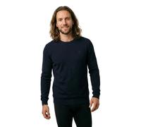 Tom Tailor Herren Pullover Basic Crewneck, Rundhals, 100% Baumwolle, Navy Melange, M