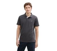 Poloshirt TOM TAILOR, Herren, Gr. S, washed out, Jersey, Obermaterial: 100% Baumwolle, regular fit taillenbedeckt, ohne Ausschnitt, Shirts, im Doppelpack (77396637-S) washed out