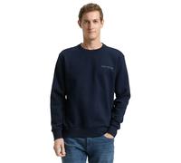 Tom Tailor Herren-Sweatshirt PRINTED CREW NECK 1048603-10668 Sky Captain Blue XXL