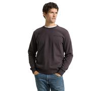 Tom Tailor Herren Sweatshirt PRINTED CREW NECK 1048603-10899 Tarmac Grey (910650) Grau L
