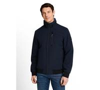 Tom Tailor Blousonjacke Regular Fit – wasserdicht, mit verstaubarer Kapuze – Sky Captain Blue Gr. S