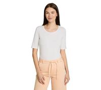 Tom Tailor - Basic T-Shirt mit Rundhalsausschnitt Whisper White - Gr. - L