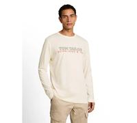 Tom Tailor Herren Langarmshirt PRINTED - Regular Fit