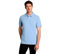 Tom Tailor Regular Fit Poloshirt aus Baumwoll-Mix in Hellblau, Größe XXL