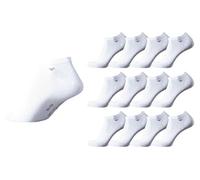 TOM TAILOR 12 Paar Sneaker Socken weiß Mehrpack unsichtbare Strümpfe Socken Füsslinge Größe 35-49, Size:35-38