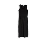 Tom Tailor - 2-in-1 Midi-Kleid im Materialmix deep black - Gr. - 36