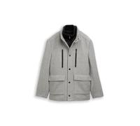Tom Tailor - 2-in-1 Wolljacke mit abnehmbarem Einsatz mid grey melange twill - Gr. - XL