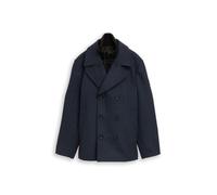 Tom Tailor - 2-in-1 Wolljacke mit abnehmbarer Innenjacke blue small herringbone - Gr. - XXL