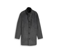 Tom Tailor - 2-in-1 Wollmantel mit abnehmbarem Einsatz dark grey black herringbone - Gr. - S