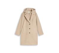 Tom Tailor - 2-in-1 Wollmantel mit abnehmbarem Einsatz gravel beige melange - Gr. - M