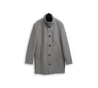 Tom Tailor - 2-in-1 Wollmantel mit abnehmbarer Innenjacke light stone grey wool twill - Gr. - XXL