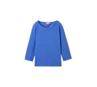 Tom Tailor - 3/4 Arm Shirt mit Struktur blau - Gr. - XXL